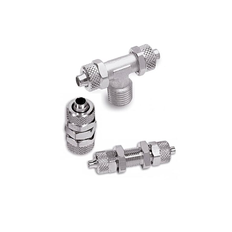 GAV Push in fittings and connectros with ogive series